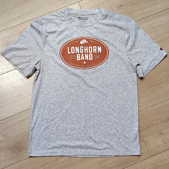 Champion Tops - Champion Gray Longhorn Band Tee Ladies Size S